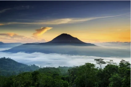 Imposante Landschaft  - Vulkan Mount Batur