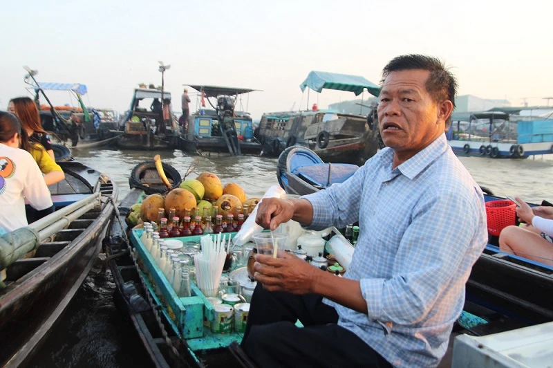 Cai Be - der schwimmende Markt