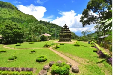 Der berühmte botanische Garten von Bogor