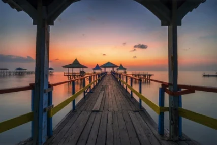 Flug von Sumatra nach Java