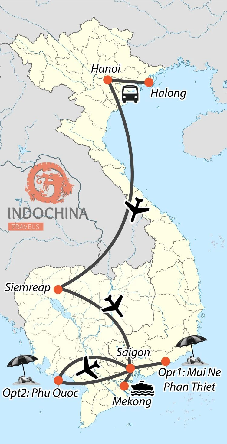 Vietnam Kompakt & Angkor – Kulturhöhepunkte mit optionalem Badeurlaub