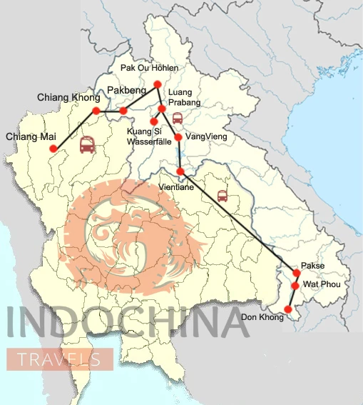Von Nordthailand bis Südlaos