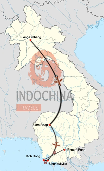 Laos und Kambodscha mit Badeurlaub auf Koh Rong 16 Tage