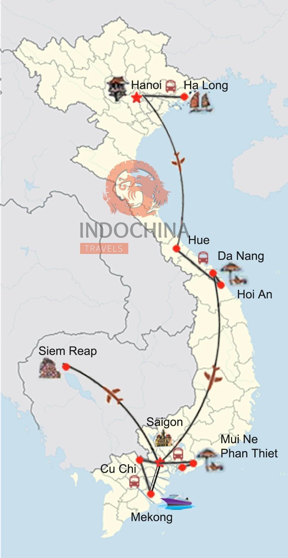 Vietnam & Kambodscha per Rad – Abenteuer, Kultur & Strand in Phan Thiet